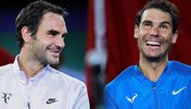 Zwei, die sich sehr mögen: Roger Federer und Rafael Nadal