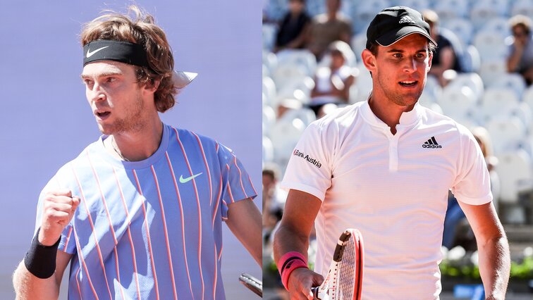 Andrey Rublev fordert in der Night Session Dominic Thiem Andrey Rublev fordert in der Night Session Dominic Thiem
