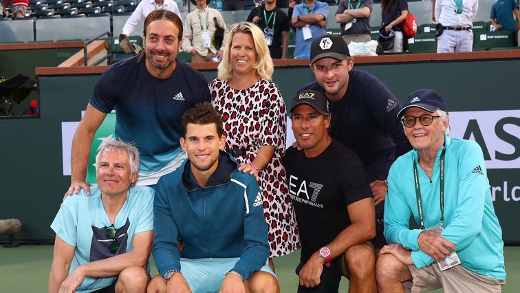 The winning team from Indian Wells