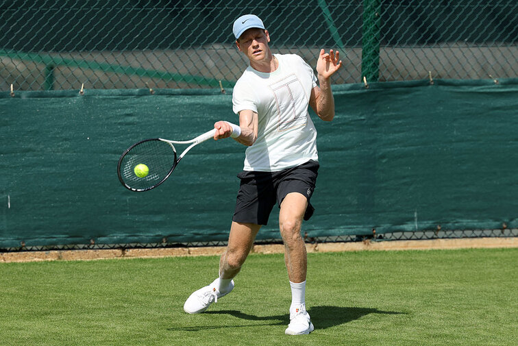 Jannik Sinner bereitet sich auf Wimbledon vor