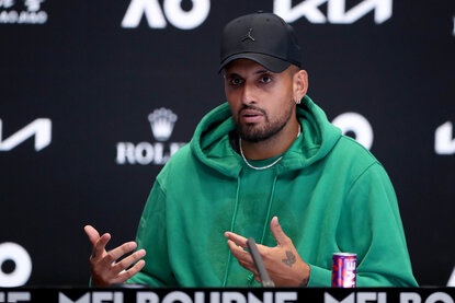 Nick Kyrgios hat sich einmal wieder über Twitter zu Wort gemeldet Nick Kyrgios hat sich einmal wieder über Twitter zu Wort gemeldet
