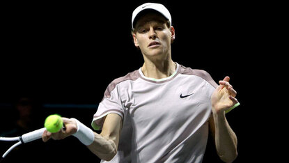 Jannik Sinner in Rotterdam