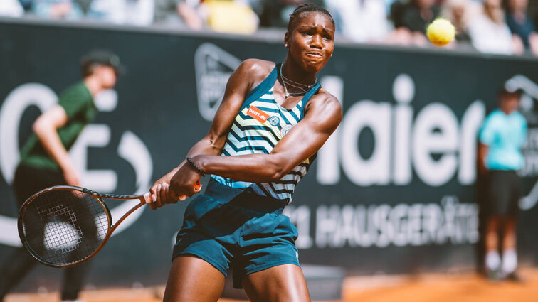 Trotz Beginn auf Augenhöhe musste Noma Noha Akugue die Überlegenheit ihrer Gegnerin anerkennen. Trotz Beginn auf Augenhöhe musste Noma Noha Akugue die Überlegenheit ihrer Gegnerin anerkennen.