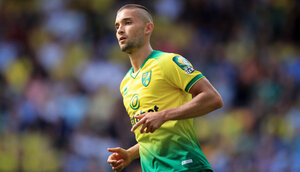 Moritz Leitner im Trikot von Norwich City im Jahr 2019 Moritz Leitner im Trikot von Norwich City im Jahr 2019