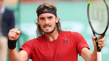 Stefanos Tsitsipas in Monte Carlo Stefanos Tsitsipas in Monte Carlo