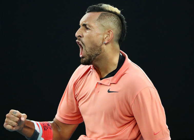 Nick Kyrgios bei den Australian Open