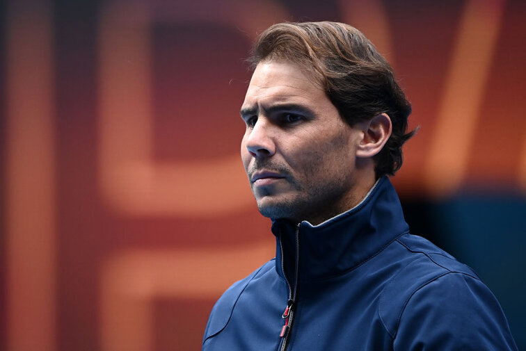 Rafael Nadal at the ATP Cup in Melbourne