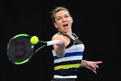 Simona Halep Simona Halep war im Finale von Doha unantastbar