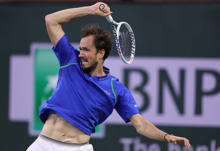 Daniil Medvedev is not necessarily satisfied with the conditions in Indian Wells