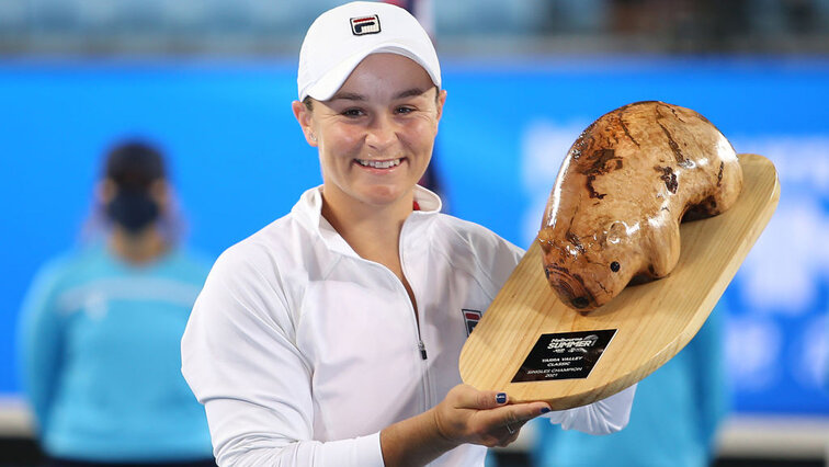 Ashleigh Barty hat sich mit einem Trniersieg zurückgemeldet