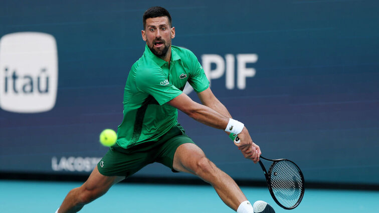 Novak Djokovic feierte gegen Lorenzo Musetti einen klaren Sieg.