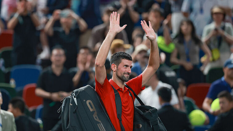 Novak Djokovic sammelt beim Publikum in Athen viele Pluspunkte. Novak Djokovic sammelt beim Publikum in Athen viele Pluspunkte.
