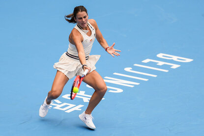 Emma Navarro schlug noch am Freitag in Peking auf Emma Navarro schlug noch am Freitag in Peking auf