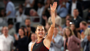 Aryna Sabalenka gewann gegen Naomi Osaka in zwei Sätzen