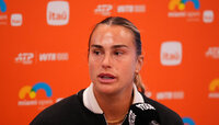 Aryna Sabalenka war mit dem Einfallsreichtum der Organisatoren in Miami nicht zufrieden.