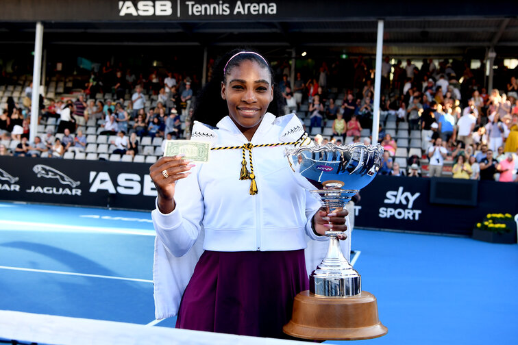 Serena Williams won't be able to defend her title in Auckland in 2021.