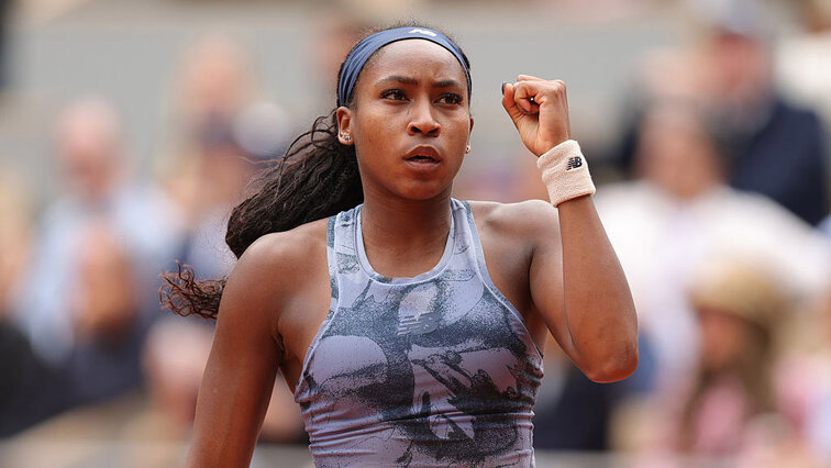 Coco Gauff am Samstag in Roland-Garros Coco Gauff am Samstag in Roland-Garros