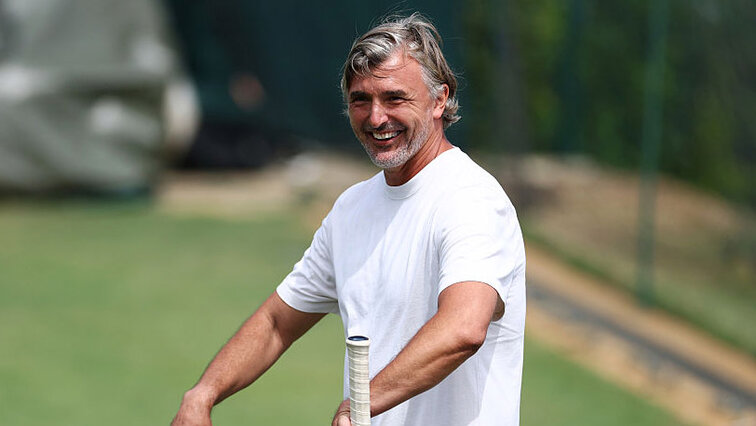 Goran Ivanisevic kann wieder ohne Stefanos Tsitsipas lachen