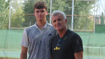 Pavlos und Apostolos Tsitsipas in Madrid Pavlos und Apostolos Tsitsipas in Madrid