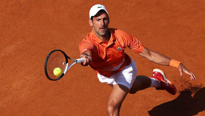 Novak Djokovic am Dienstag im Foro Italico Novak Djokovic am Dienstag im Foro Italico