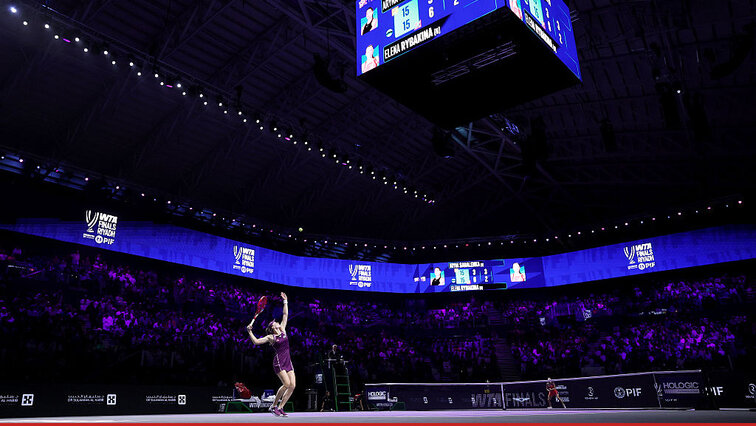 Die WTA, hier bei den Finals in Riad, wir wohl bald einen neuen Toursponsor haben