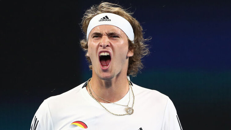 Alexander Zverev beim ATP Cup 2020 Alexander Zverev beim ATP Cup 2020