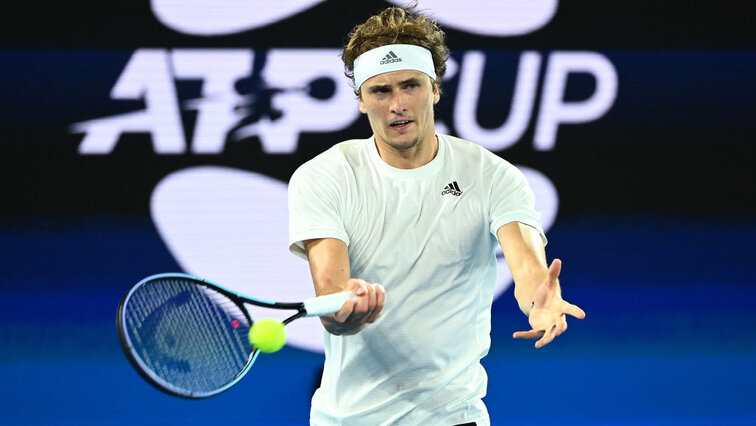 Alexander Zverev beim ATP Cup 2021