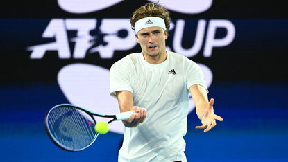 Alexander Zverev beim ATP Cup 2021 Alexander Zverev beim ATP Cup 2021