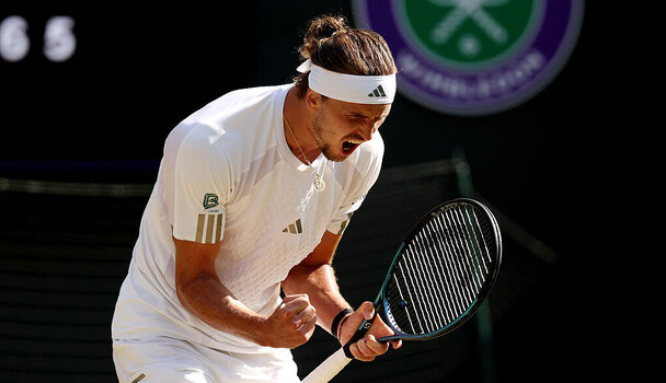 Alexander Zverev steht erstmals im Halbfinale von Wimbledon