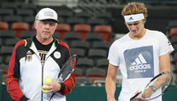 Boris Becker und Alexander Zverev im Jahr 2018