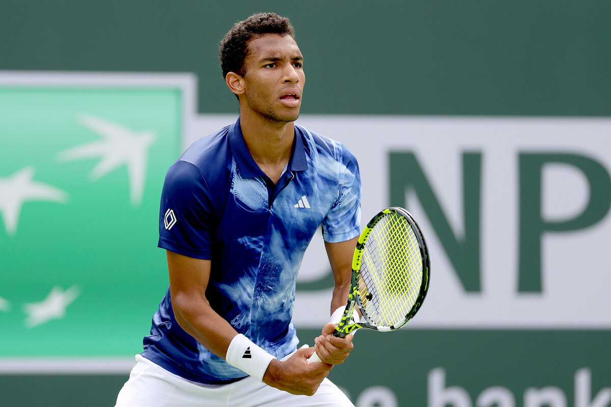 ATP Masters Indian Wells Felix AugerAliassime der sechste Matchball