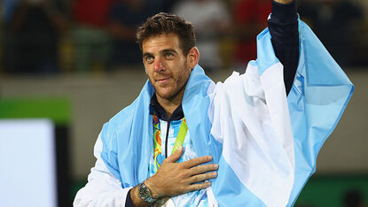 Juan Martin del Potro bei den Olympischen Spielen 2016 in Rio de Janeiro Juan Martin del Potro bei den Olympischen Spielen 2016 in Rio de Janeiro