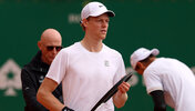 Jannik Sinner gestern beim Training in Monte-Carlo
