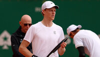 Jannik Sinner gestern beim Training in Monte-Carlo