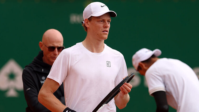 Jannik Sinner gestern beim Training in Monte-Carlo Jannik Sinner gestern beim Training in Monte-Carlo