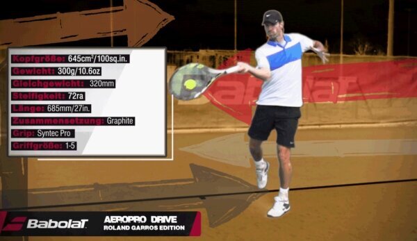 Babolat Aeropro Drive GT French Open - Das Roland Garros-Racket ...