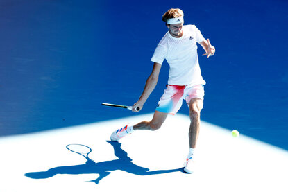 Alexander Zverev schlägt in dieser Woche in Montpellier auf Alexander Zverev schlägt in dieser Woche in Montpellier auf