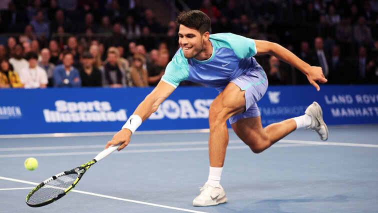 Offensichtlich hatte Carlos Alcaraz mit Ronaldo so seinen Spaß