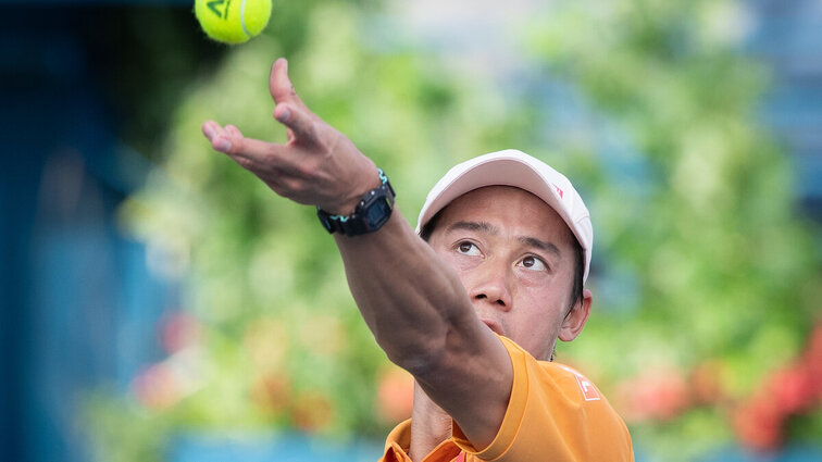 Kei Nishikori Für Kei Nishikori war in Dubai in der zweiten Runde Schluss