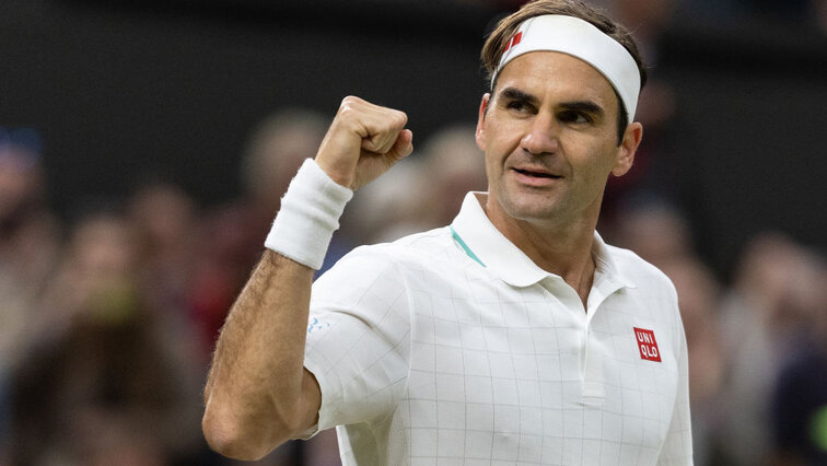 Roger Federer darf mit seinen Auftritten in Wimbledon 2021 zufrieden sein