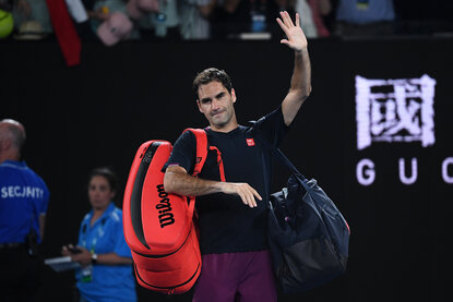 Roger Federer ist im Halbfinale der Australian Open an Novak Djokovic gescheitert. Roger Federer ist im Halbfinale der Australian Open an Novak Djokovic gescheitert.