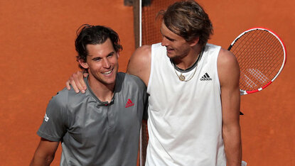 Das ist ein mögliches Viertelfinale in Paris: Dominic Thiem vs. Alexander Zverev Das ist ein mögliches Viertelfinale in Paris: Dominic Thiem vs. Alexander Zverev