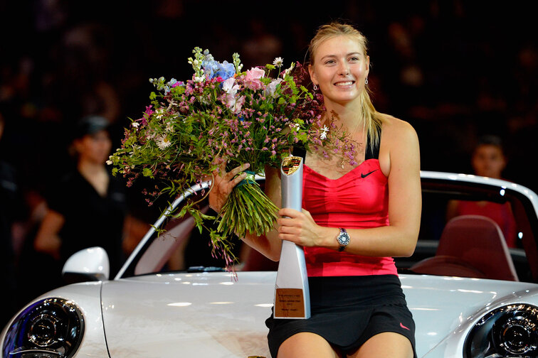 Premierensieg beim Porsche Tennis Grand Prix 2012: Maria Sharapova Maria Sharapova