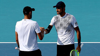 Mate Pavic und Marcelo Arevalo haben gerade einen Lauf Mate Pavic und Marcelo Arevalo haben gerade einen Lauf