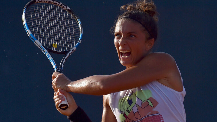 Sara Errani hat auch in Runde zwei großen Kampfgeist gezeigt Sara Errani also showed great fighting spirit in round two