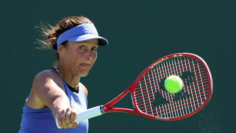 Tatjana Maria erwischte gegen Magda Linette einen sehr guten Start.