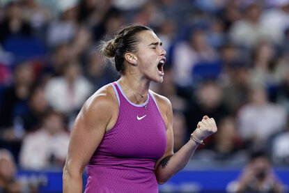 Aryna Sabalenka gewann in Wuhan Aryna Sabalenka gewann in Wuhan