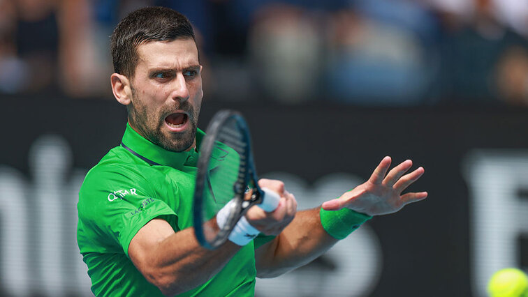 Novak Djokovic am Freitag in Melbourne Novak Djokovic am Freitag in Melbourne