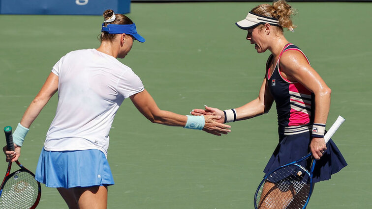 Vera Zvonareva und Laura Siegemund stehen in New York im Endspiel Vera Zvonareva und Laura Siegemund stehen in New York im Endspiel