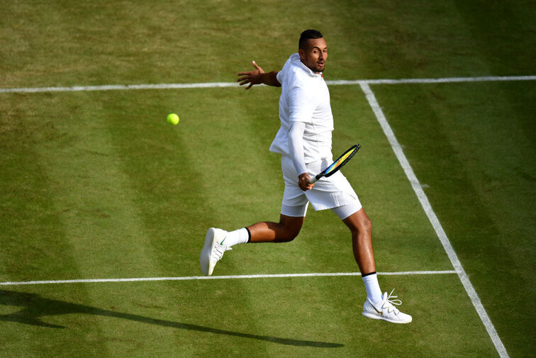 Nick Kyrgios erreichte 2014 das Wimbledon-Viertelfinale